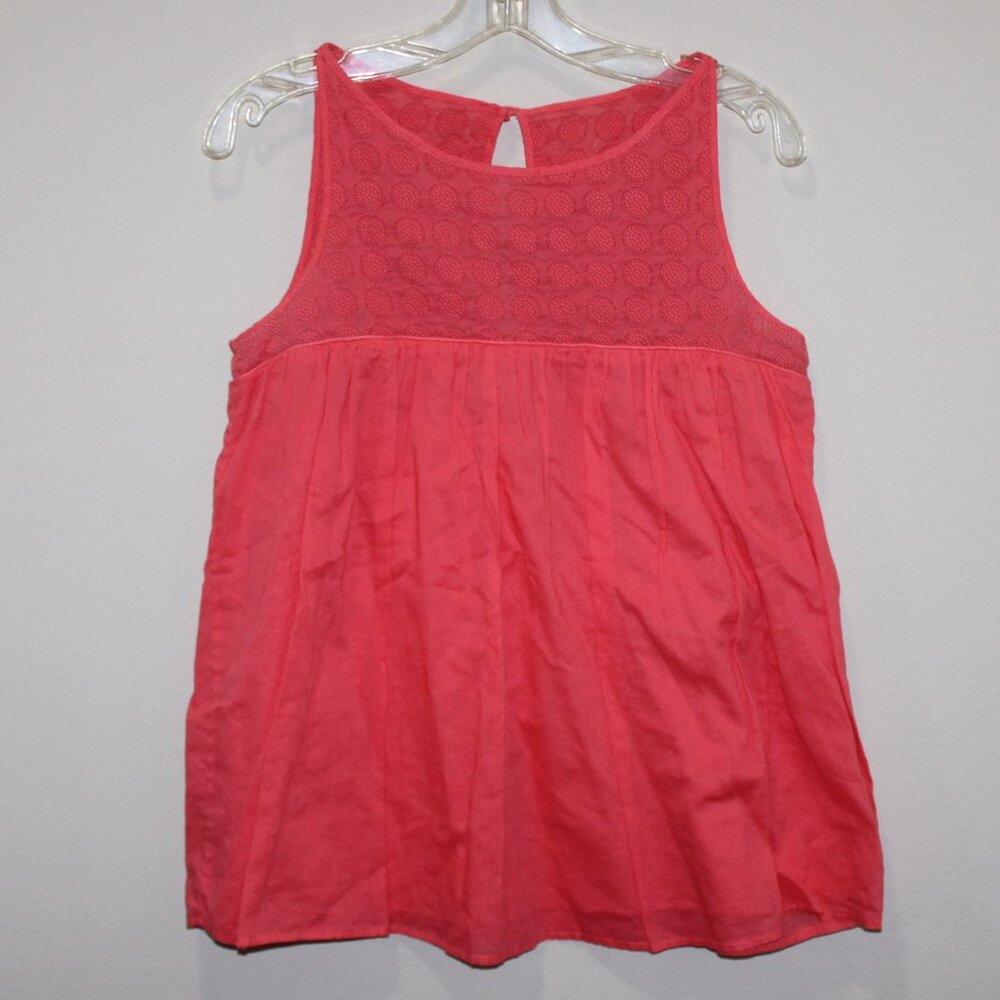 J. Crew sleeveless blouse womens Small salmon orange